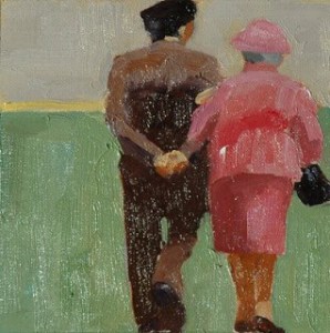 "Old Couple" Painting by Joan Breckwoldt From joanbreckwoldt.blogspot.com